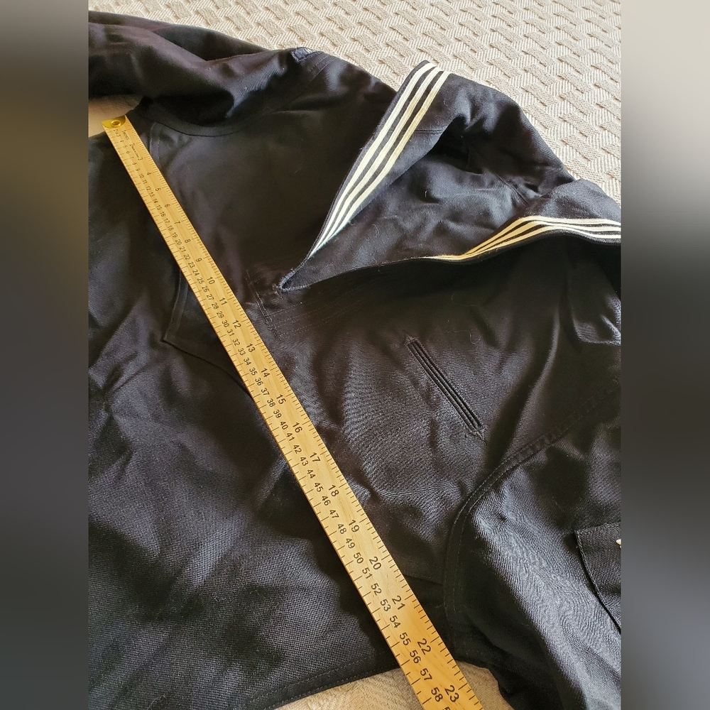 VTG Collectors Item- 80s USS Long Beach Navy Dress Blues "Crackerjack" Set - Picture 8 of 16